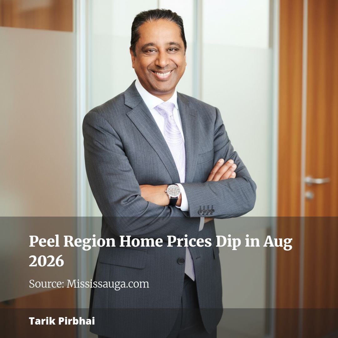 Peel Region Homes Remain Stable at $908,415 in August